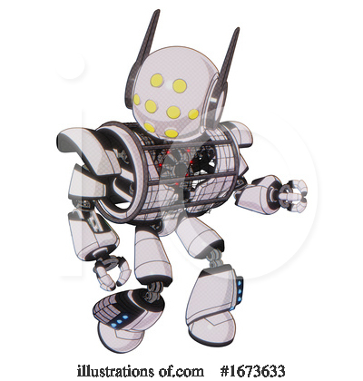 Royalty-Free (RF) Robot Clipart Illustration by Leo Blanchette - Stock Sample #1673633