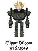 Robot Clipart #1673649 by Leo Blanchette