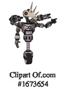 Robot Clipart #1673654 by Leo Blanchette