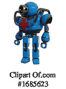 Robot Clipart #1685623 by Leo Blanchette