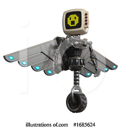 Royalty-Free (RF) Robot Clipart Illustration by Leo Blanchette - Stock Sample #1685624