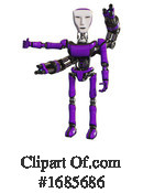 Robot Clipart #1685686 by Leo Blanchette