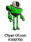 Robot Clipart #1685700 by Leo Blanchette
