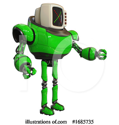 Royalty-Free (RF) Robot Clipart Illustration by Leo Blanchette - Stock Sample #1685735