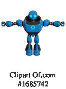 Robot Clipart #1685742 by Leo Blanchette