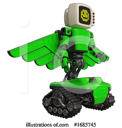 Royalty-Free (RF) Robot Clipart Illustration by Leo Blanchette - Stock Sample #1685745