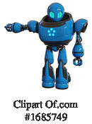Robot Clipart #1685749 by Leo Blanchette