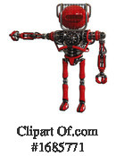 Robot Clipart #1685771 by Leo Blanchette