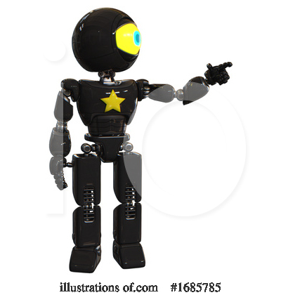 Royalty-Free (RF) Robot Clipart Illustration by Leo Blanchette - Stock Sample #1685785