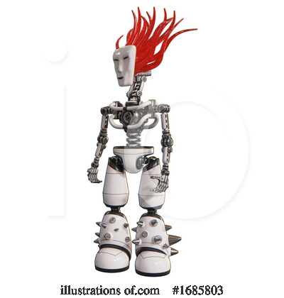 Royalty-Free (RF) Robot Clipart Illustration by Leo Blanchette - Stock Sample #1685803