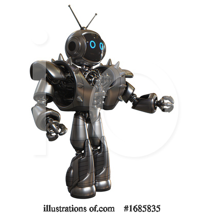 Royalty-Free (RF) Robot Clipart Illustration by Leo Blanchette - Stock Sample #1685835