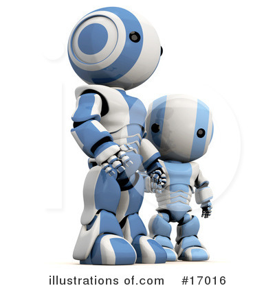 Robot Clipart #17016 by Leo Blanchette