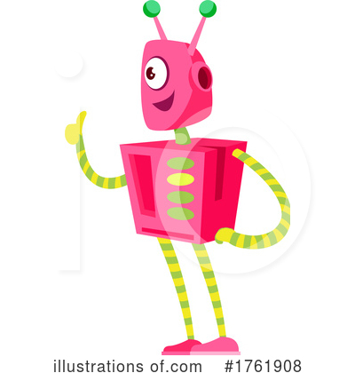 Royalty-Free (RF) Robot Clipart Illustration by Vector Tradition SM - Stock Sample #1761908