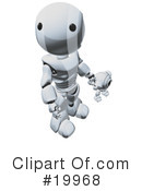 Robot Clipart #19968 by Leo Blanchette
