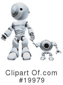 Robot Clipart #19979 by Leo Blanchette