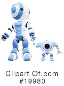 Robot Clipart #19980 by Leo Blanchette
