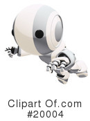 Robot Clipart #20004 by Leo Blanchette