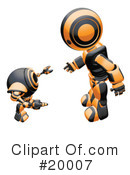 Robot Clipart #20007 by Leo Blanchette
