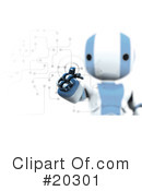 Robot Clipart #20301 by Leo Blanchette
