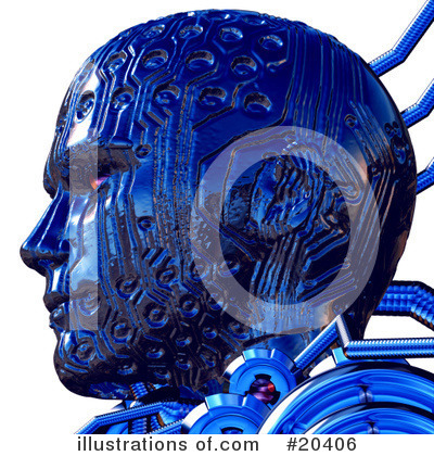 Royalty-Free (RF) Robot Clipart Illustration by Tonis Pan - Stock Sample #20406