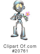 Robot Clipart #20761 by AtStockIllustration
