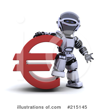 Royalty-Free (RF) Robot Clipart Illustration by KJ Pargeter - Stock Sample #215145