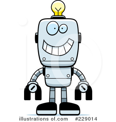 Royalty-Free (RF) Robot Clipart Illustration by Cory Thoman - Stock Sample #229014
