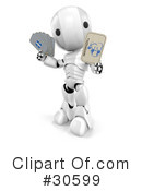 Robot Clipart #30599 by Leo Blanchette