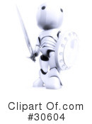 Robot Clipart #30604 by Leo Blanchette