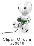 Robot Clipart #30816 by Leo Blanchette