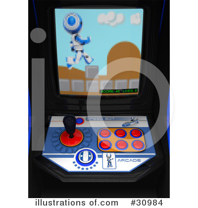 Arcade Game Clipart #30984 by Leo Blanchette