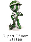 Robot Clipart #31860 by Leo Blanchette