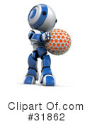 Robot Clipart #31862 by Leo Blanchette