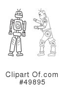 Robot Clipart #49895 by Arena Creative