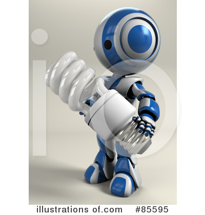 Royalty-Free (RF) Robot Clipart Illustration by Leo Blanchette - Stock Sample #85595