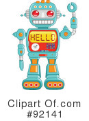 Robot Clipart #92141 by yayayoyo