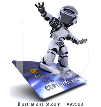 Royalty-Free (RF) Robot Clipart Illustration by KJ Pargeter - Stock Sample #93568