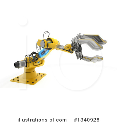 Robotic Clipart #1340928 by KJ Pargeter