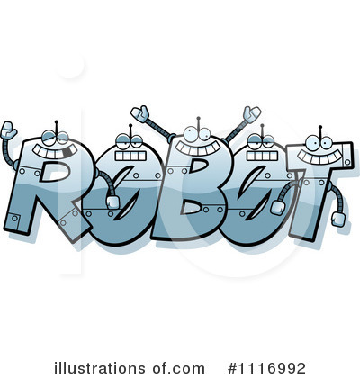 Royalty-Free (RF) Robots Clipart Illustration by Cory Thoman - Stock Sample #1116992