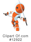 Robots Clipart #12922 by Leo Blanchette