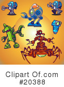 Robots Clipart #20388 by Tonis Pan