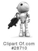 Robots Clipart #28710 by Leo Blanchette