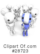 Robots Clipart #28723 by Leo Blanchette