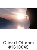 Rock Climber Clipart #1610043 by KJ Pargeter
