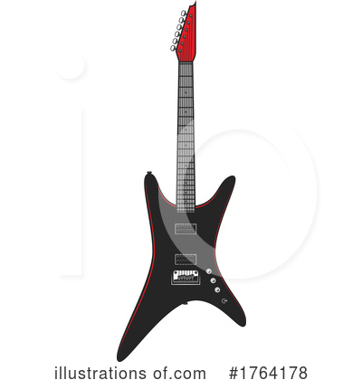 Guitar Clipart #1764178 by Vector Tradition SM