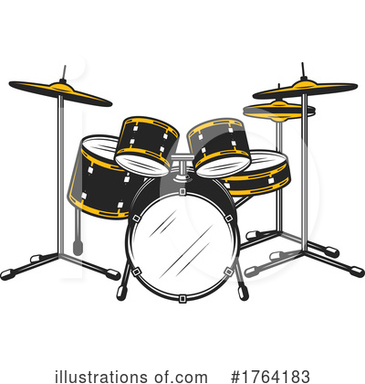 Drums Clipart #1764183 by Vector Tradition SM