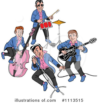 Guitarist Clipart #1113515 by LaffToon