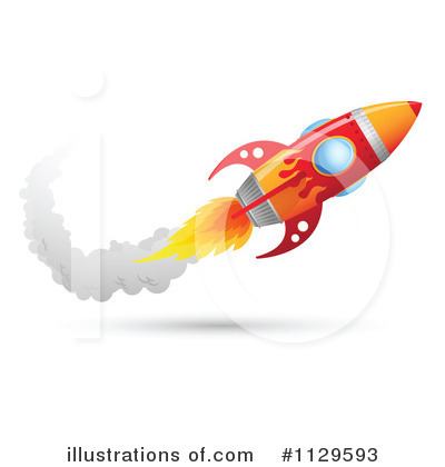 Royalty-Free (RF) Rocket Clipart Illustration by Qiun - Stock Sample #1129593