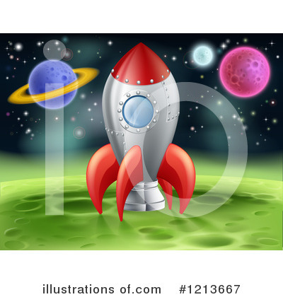 Spaceship Clipart #1213667 by AtStockIllustration