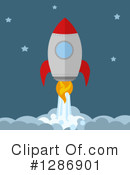 Rocket Clipart #1286901 by Hit Toon